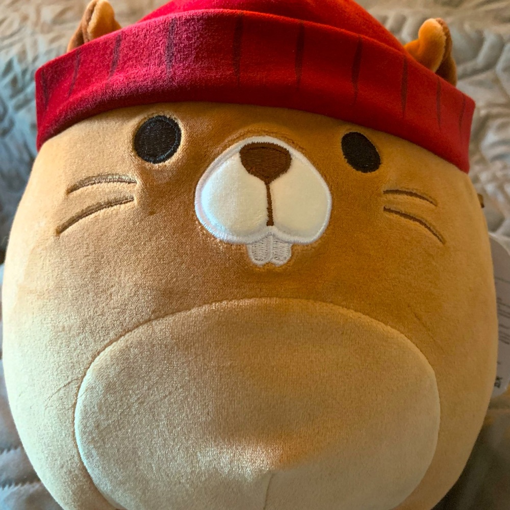 Chip The Beaver Christmas Edition Squishmallow ❤️ Brand New
